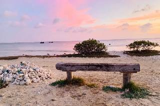 Our Sunset bench